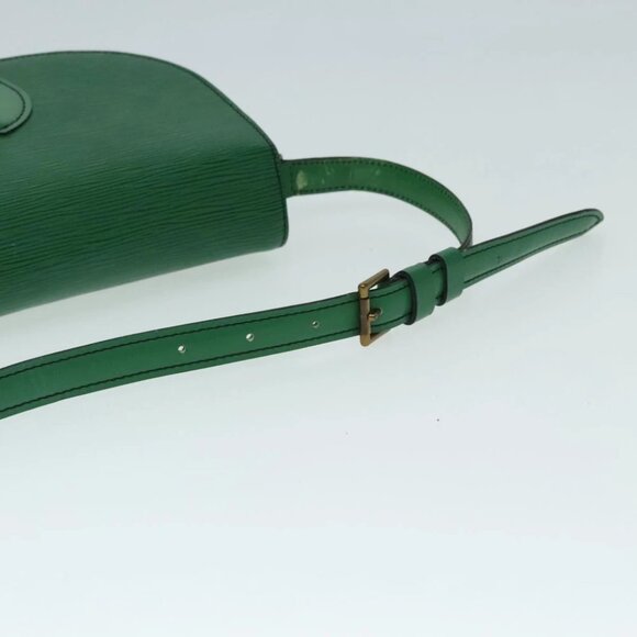 LOUIS VUITTON Epi Saint Cloud GM Shoulder Bag Green M52194 LV Auth 92485 - Picture 7 of 16